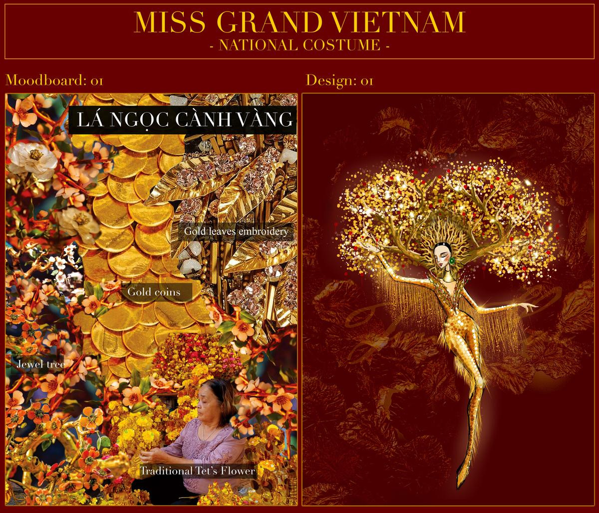 Á hậu Ngọc Thảo tung 2 mẫu National Costume hoành tráng nhờ fan vote dự thi Miss Grand Ảnh 4