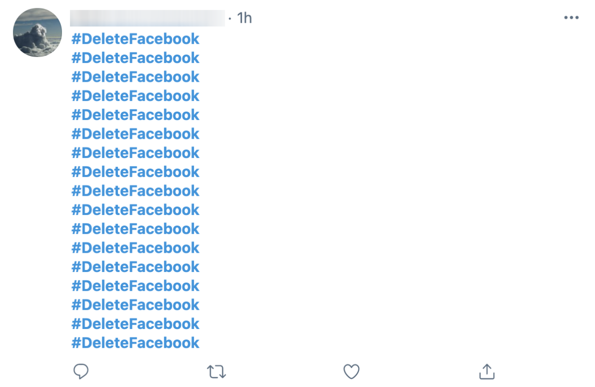 Facebook đối mặt làn sóng tẩy chay trên toàn cầu, hashtag #DeleteFacebook trở thành từ khoá trending Ảnh 2