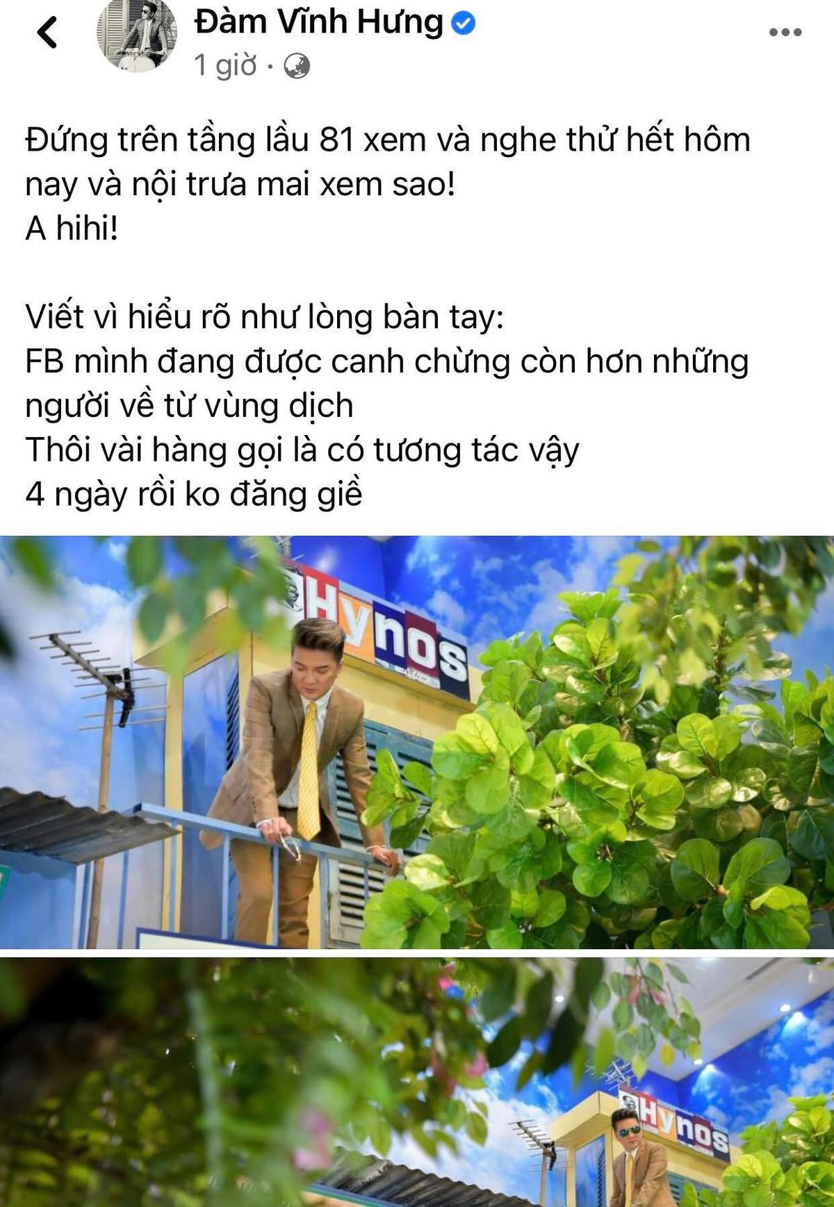 Sau tin đồn Mỹ Tâm yêu Mai Tài Phến, Đàm Vĩnh Hưng đã có động thái đầu tiên trên mạng xã hội Ảnh 3