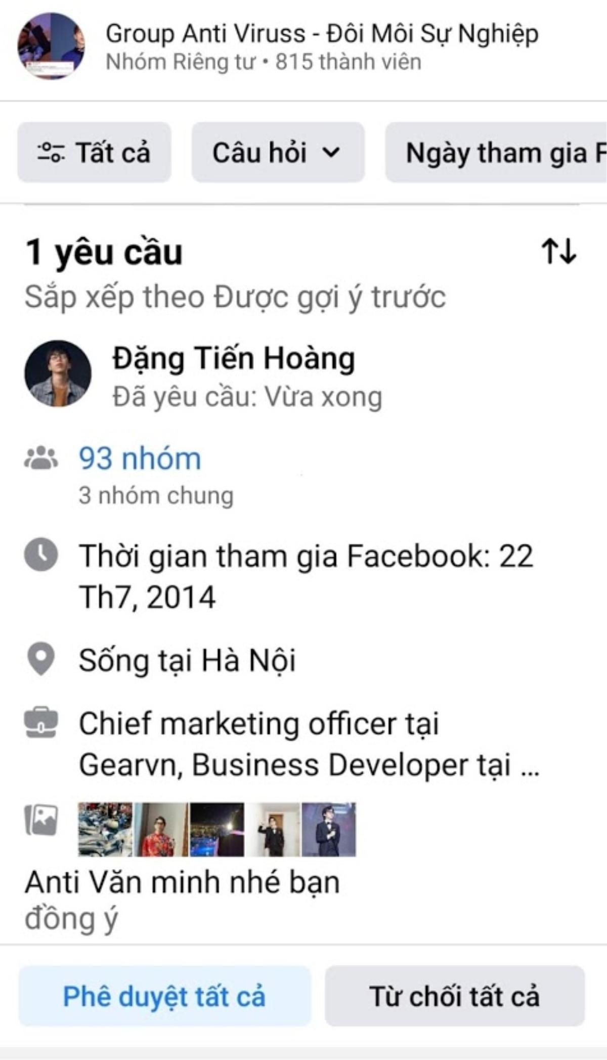 Nhờ năng nổ bình luận, ViruSs được mời làm admin group anti-fan của mình và phản ứng bất ngờ Ảnh 2