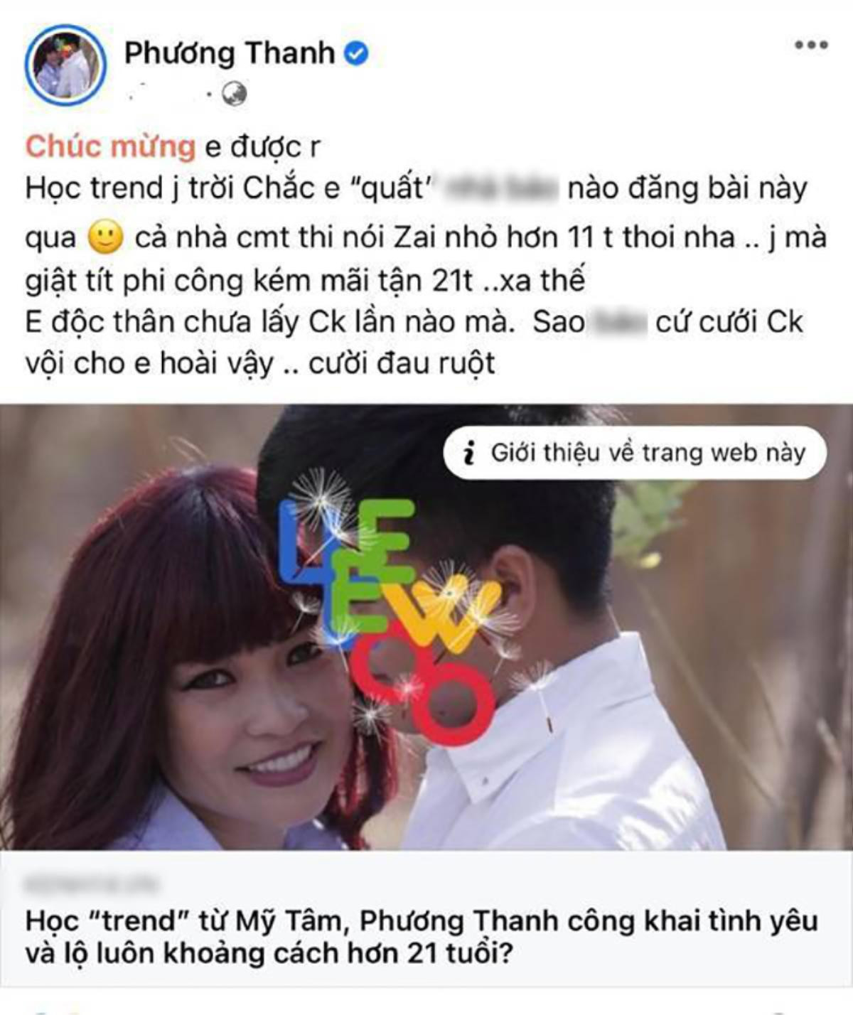 Phương Thanh đăng ảnh cùng trai trẻ, dân mạng chúc mừng, nữ ca sĩ mong không bị soi tuổi tác Ảnh 3