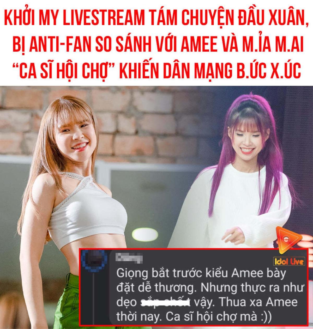 Khởi My tổn thương, AMEE bị chỉ trích: Không ai muốn bị đưa lên bàn cân so sánh! Ảnh 1