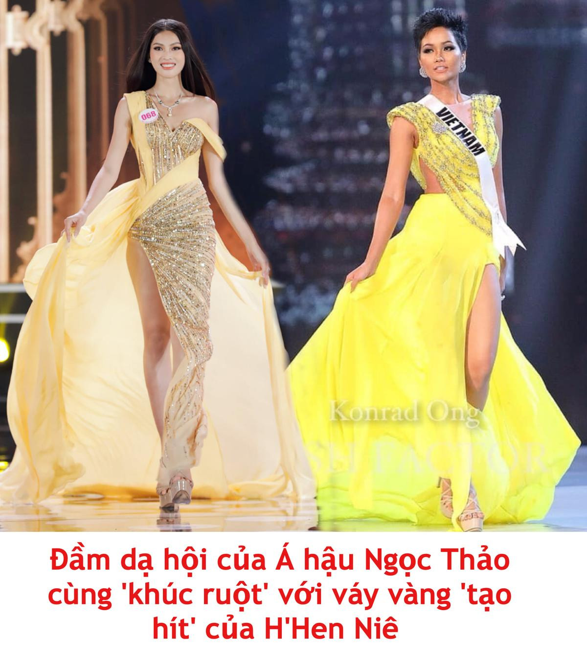 'Mẹ đẻ' váy vàng tạo hích H'Hen Niê: 'Evening Gown Ngọc Thảo ở Miss Grand In't hoành tráng hơn rất nhiều' Ảnh 4