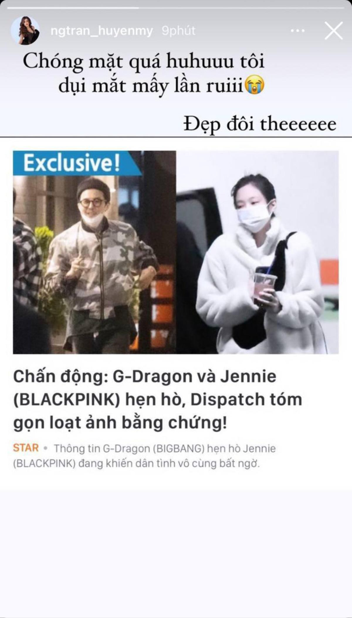 Huyền My, Tóc Tiên chúc mừng G-Dragon - Jennie vì đang hẹn hò, 'đáng thương' nhất là Diệu Nhi Ảnh 2