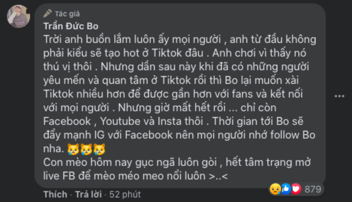 Trần Đức Bo bỗng dưng bị xoá mất tài khoản TikTok, nguyên nhân khiến chính chủ đau đầu Ảnh 5