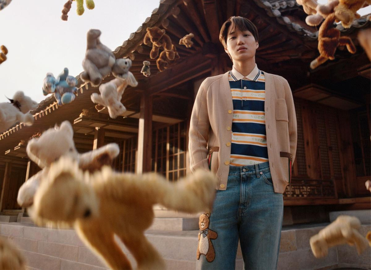 KAI (EXO) X GUCCI: Tổ hợp nhan sắc cùng với đồ hiệu hot toàn cầu không thể chối từ Ảnh 2