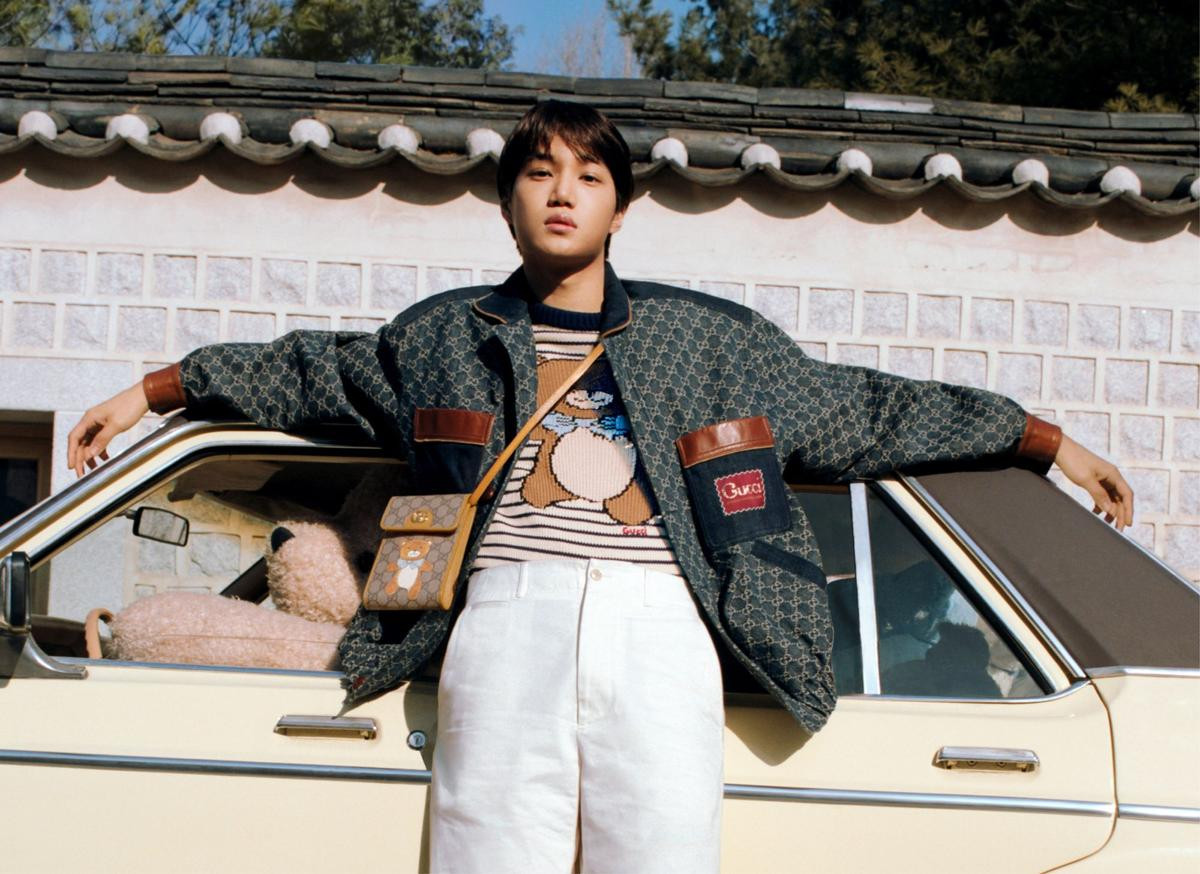 KAI (EXO) X GUCCI: Tổ hợp nhan sắc cùng với đồ hiệu hot toàn cầu không thể chối từ Ảnh 3