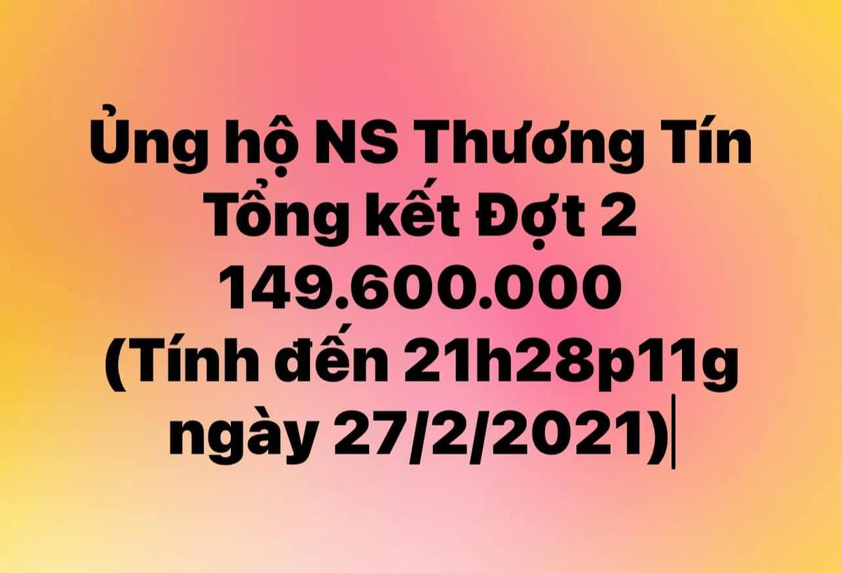 Trịnh Kim Chi công bố quỹ quyên góp hơn 200 triệu đồng: NS Thương Tín sẽ có thể hồi phục sau bạo bệnh Ảnh 7