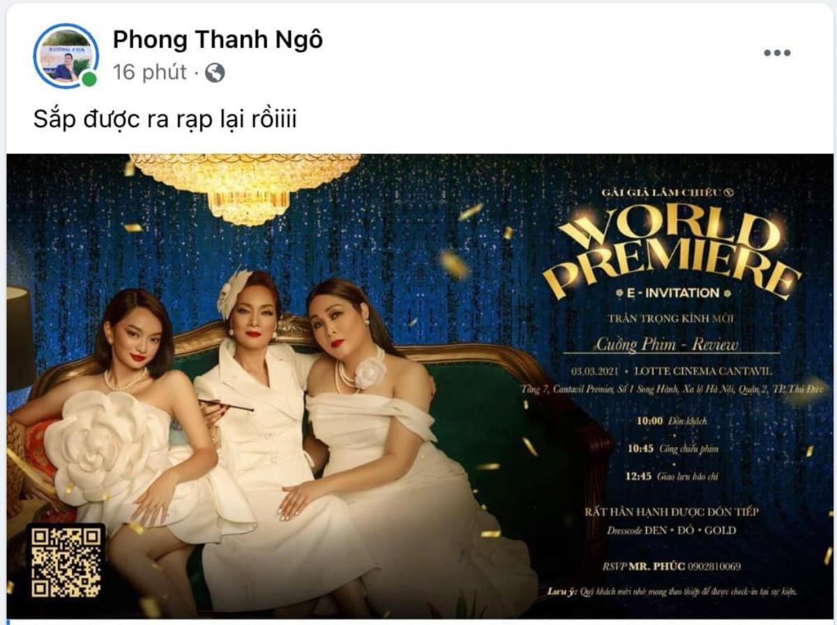 Gái già lắm chiêu V tổ chức World Premiere từ sáng đến khuya, mỗi suất chỉ 50 khách để phòng COVID-19 Ảnh 4