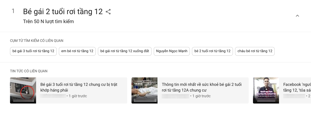 Bé gái 2 tuổi rơi từ tầng 12 khiến Google 'bùng nổ' Ảnh 2