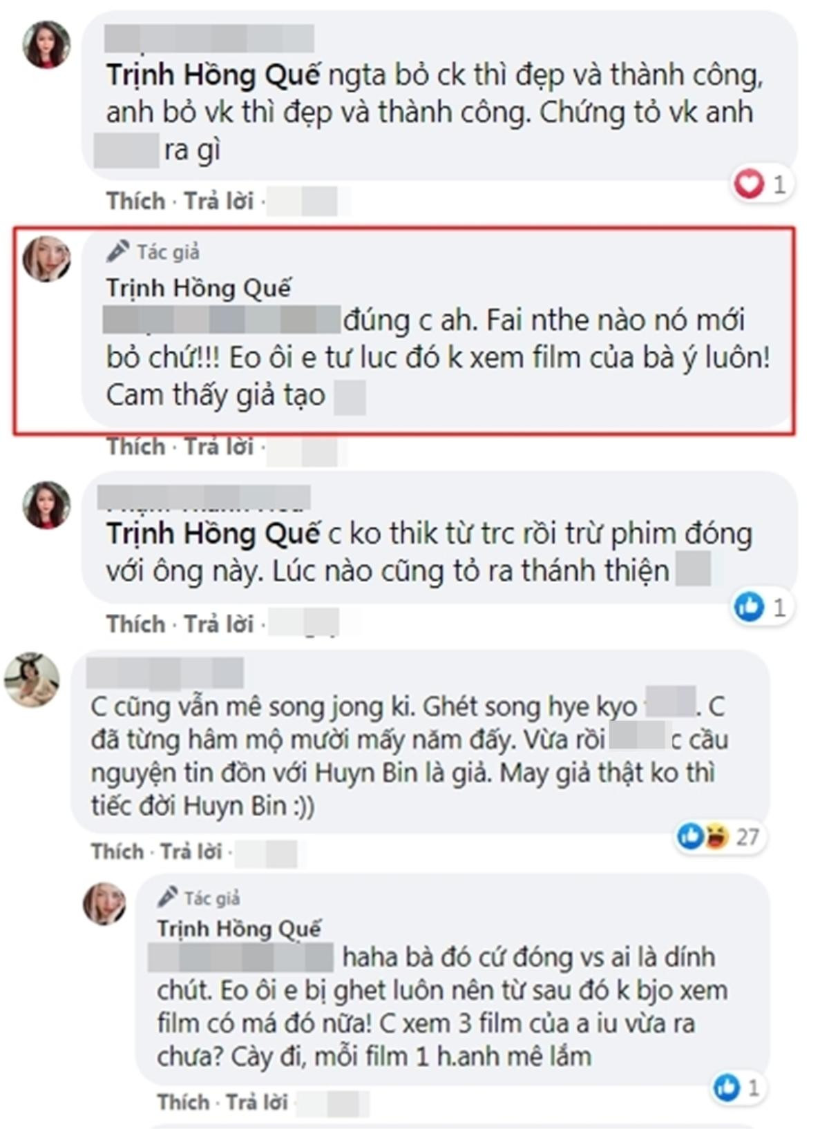 Hồng Quế vô cớ phán 'Song Hye Kyo ngoại tình - giả tạo, bị Song Joong Ki bỏ' khiến fan phẫn nộ? Ảnh 3