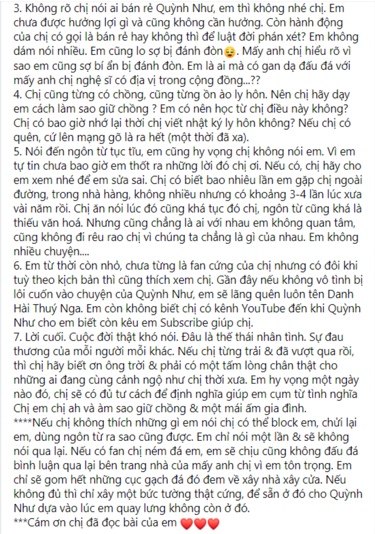 Thúy Nga xóa bài trách vợ cũ Hoàng Anh dại dột: Mình không ngại lấy cái ngu của mình chỉ cho họ biết Ảnh 5