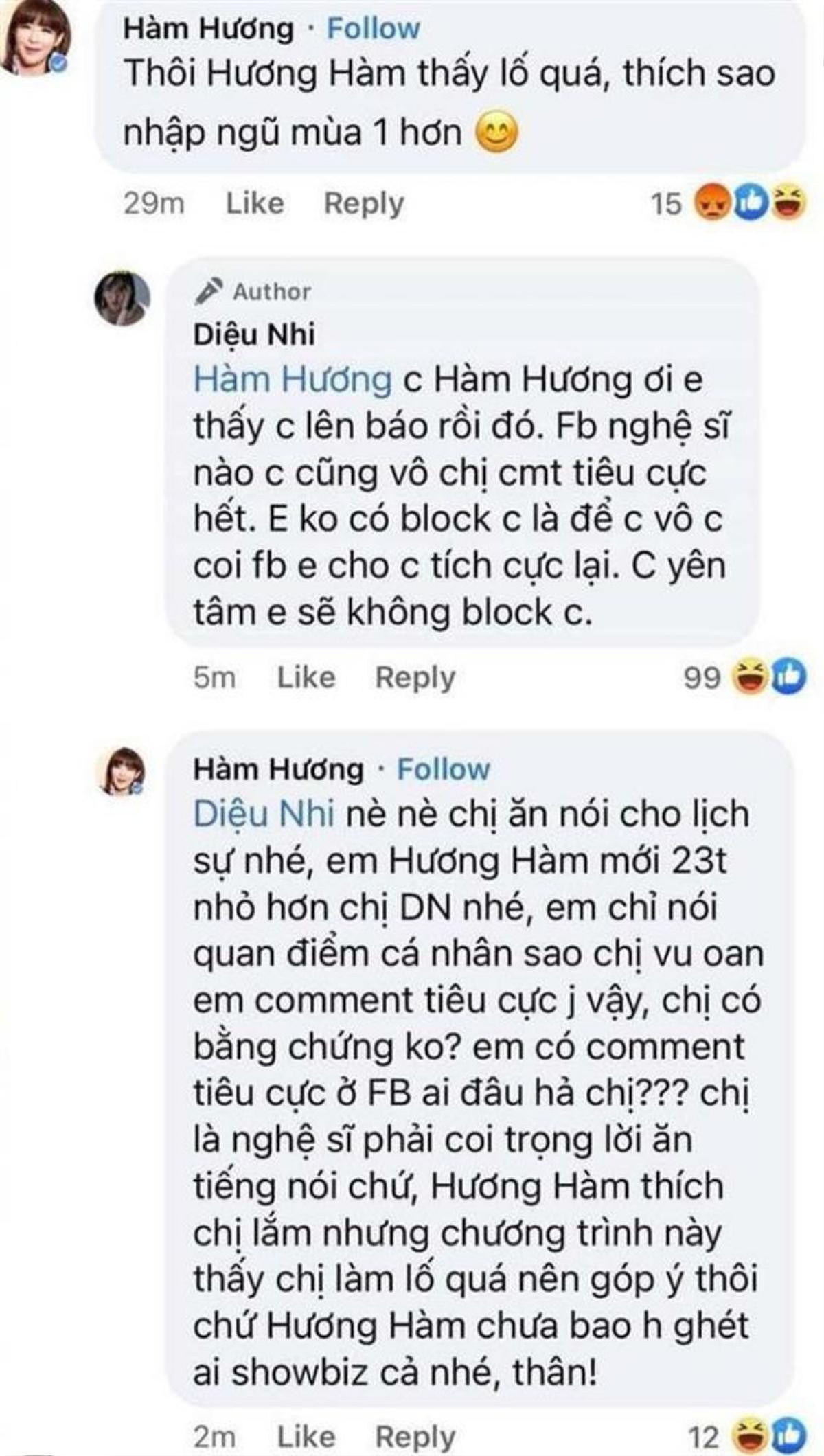 Sau Khả Như - Diệu Nhi, 'thánh bình luận' Hàm Hương lại gây sự với kiều nữ làng hài Nam Thư Ảnh 7