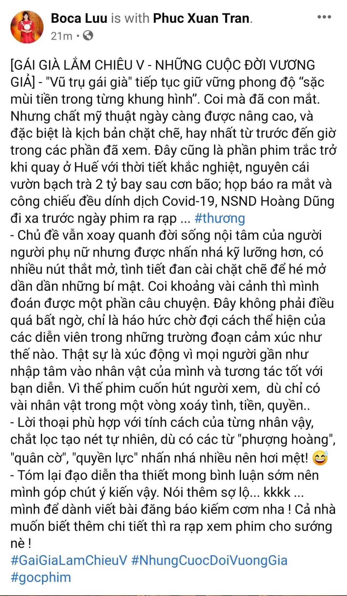 Phản ứng của những khán giả đầu tiên xem 'Gái già lắm chiêu V': Liệu có hay hơn phiên bản của Lan Ngọc? Ảnh 5