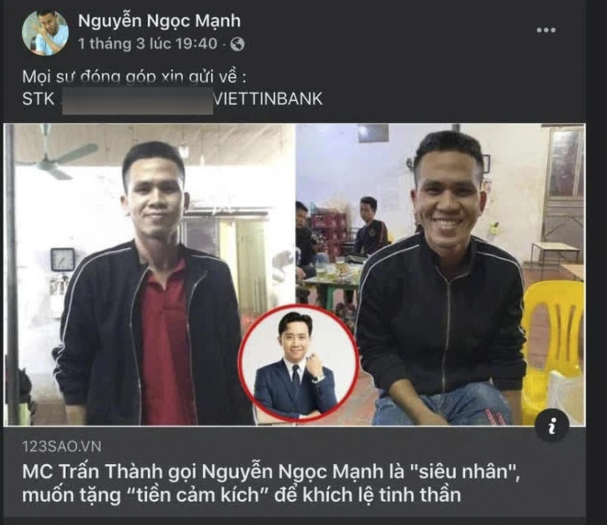 Facebook xuất hiện tài khoản mạo danh người hùng Nguyễn Ngọc Mạnh xin tài trợ, lập cả YouTube để câu view Ảnh 3