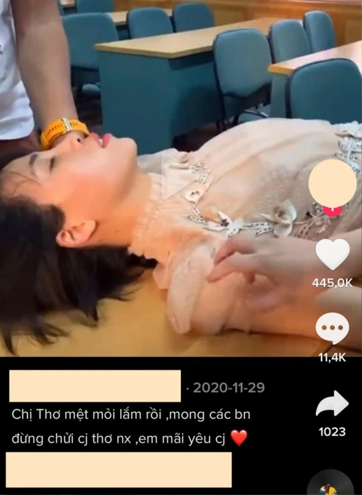 Xôn xao đoạn clip nữ Youtuber Thơ Nguyễn ngất xỉu, được đồn đoán do gặp áp lực từ clip mới đăng tải Ảnh 1