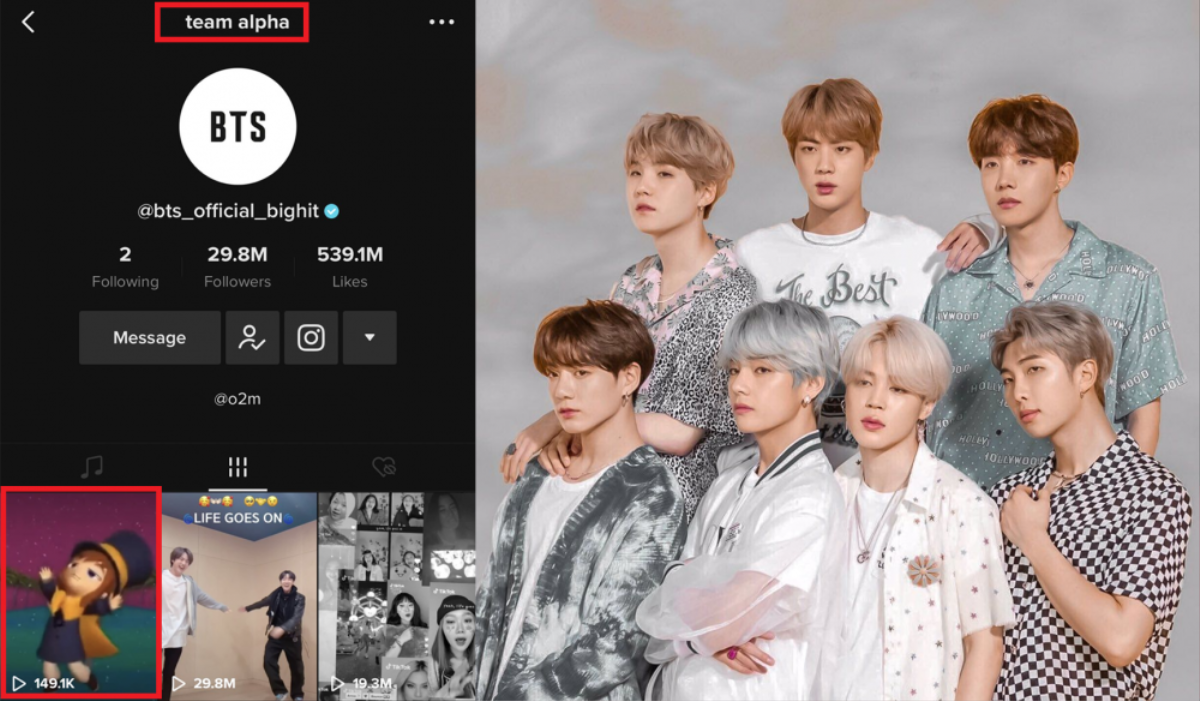 Big Hit đầu năm 2021: Đổi tên công ty, BTS bị hack tài khoản tiktok Ảnh 1