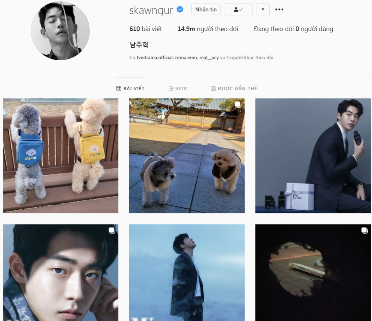 17 nam diễn viên Hàn Quốc có nhiều người theo dõi nhiều nhất Instagram: Lee Jong Suk đứng sau Lee Min Ho! Ảnh 12