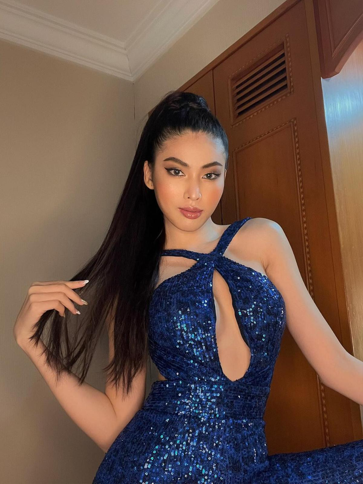 Á hậu Ngọc Thảo kết thúc 14 ngày cách ly gặp gỡ bạn cùng phòng Puerto Rico tại Miss Grand International Ảnh 4