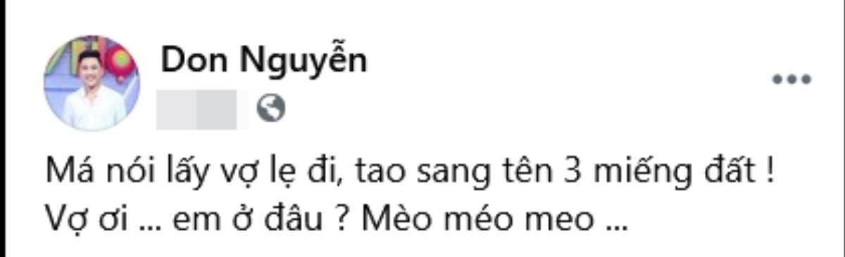 Don nguyễn bất ngờ đăng tin tìm vợ dù đã có người yêu đồng tính, dân mạng 'ngã ngửa' khi biết được lý do Ảnh 1