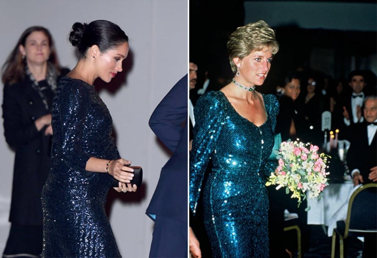 Sợi chỉ đỏ xuyên suốt gu thời trang của Công nương Diana và hai con dâu Kate & Meghan Ảnh 18