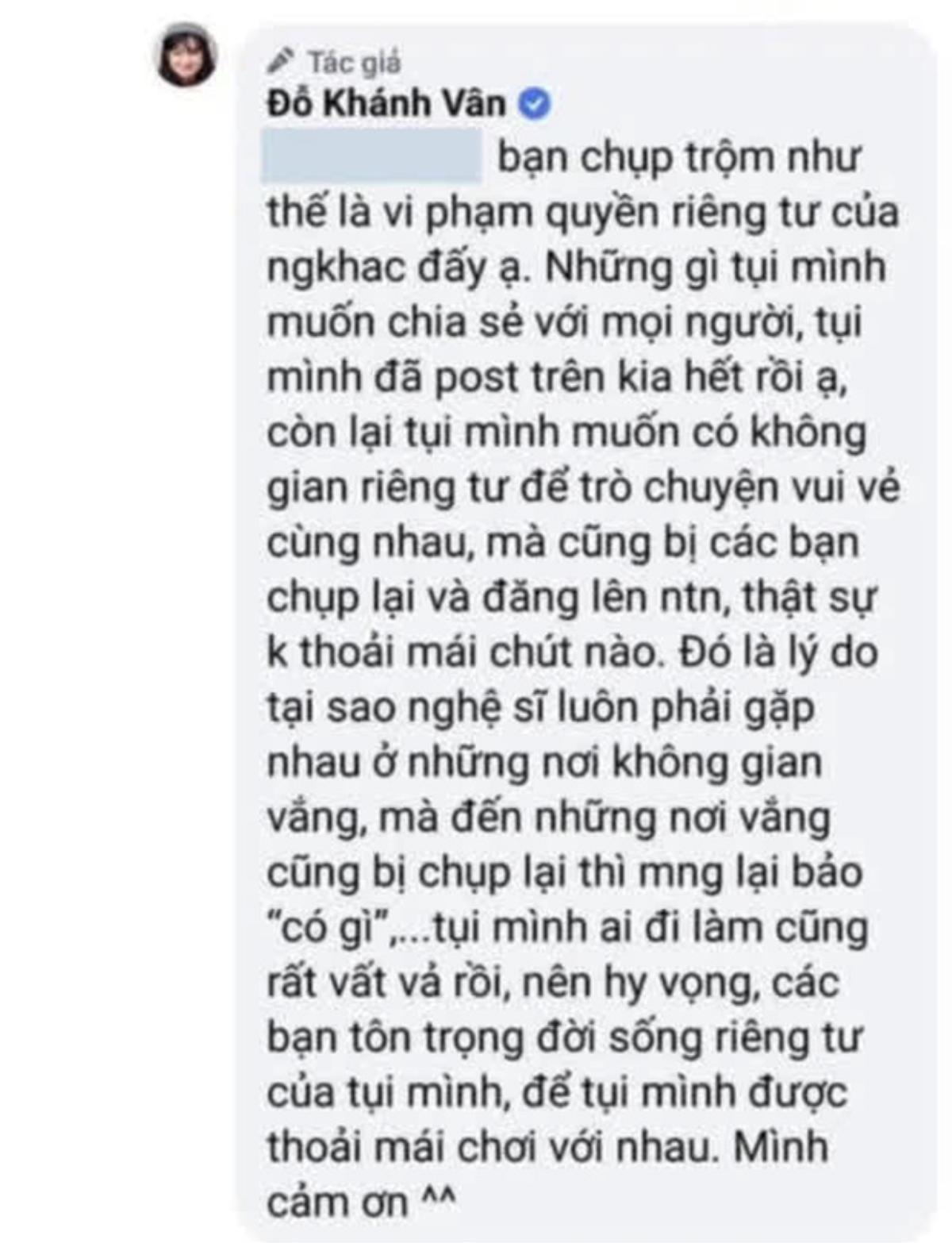 Khánh Vân đáp trả gay gắt người chụp trộm ảnh Mũi trưởng Long và Hậu Hoàng Ảnh 6