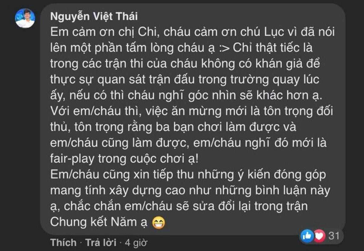 MC Diệp Chi tiết lộ điều bất ngờ về Việt Thái, thí sinh đang vướng lùm xùm sau những hành động ăn mừng Ảnh 4