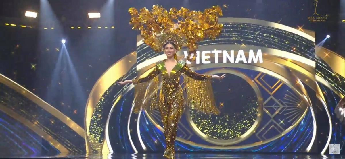 Ngọc Thảo tự tin trình diễn 'Lá ngọc cành vàng' phát sáng, hứa hẹn giật giải Best National Costume Ảnh 6