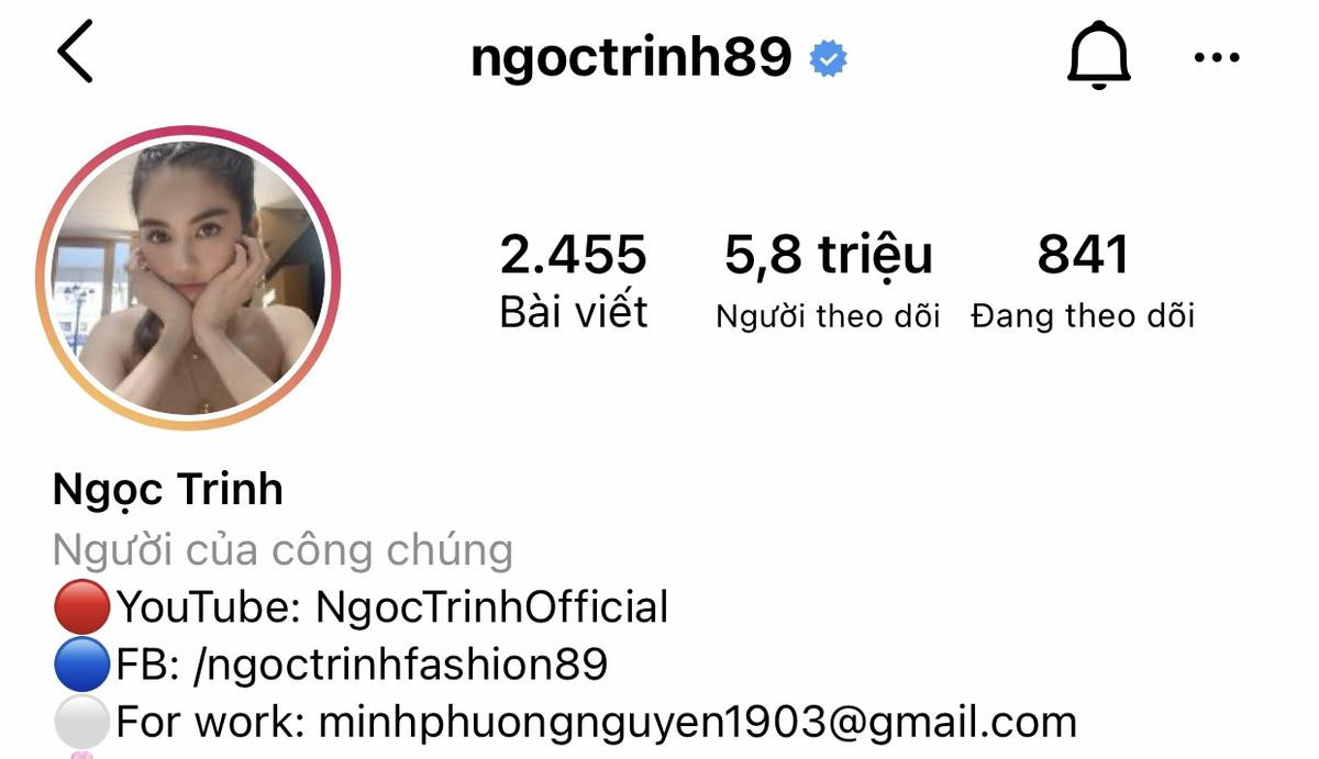 Số lượt xem story Instagram của Ngọc Trinh khủng cỡ nào? Ảnh 2