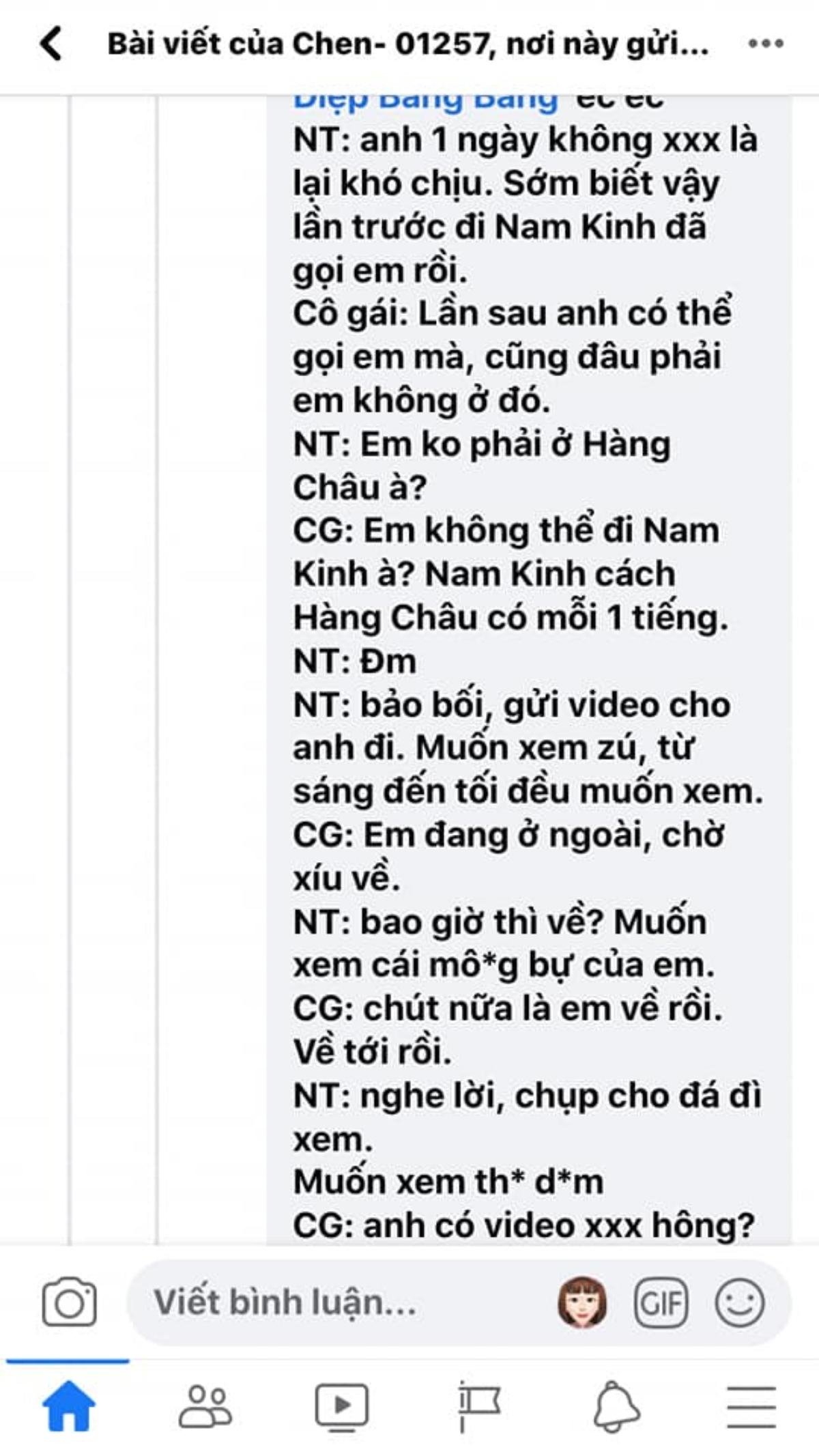 Mỹ nam Nhị Thần bị tố là 'tra nam', dụ gái lên giường mỗi ngày: Lộ tin nhắn chat se.x gồm clip khiêu dâm! Ảnh 8