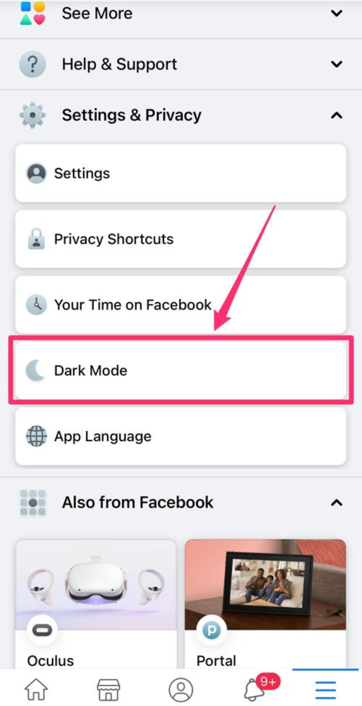 Cách mở chế độ ban đêm (Dark Mode) của Facebook trên tất cả các thiết bị Ảnh 3