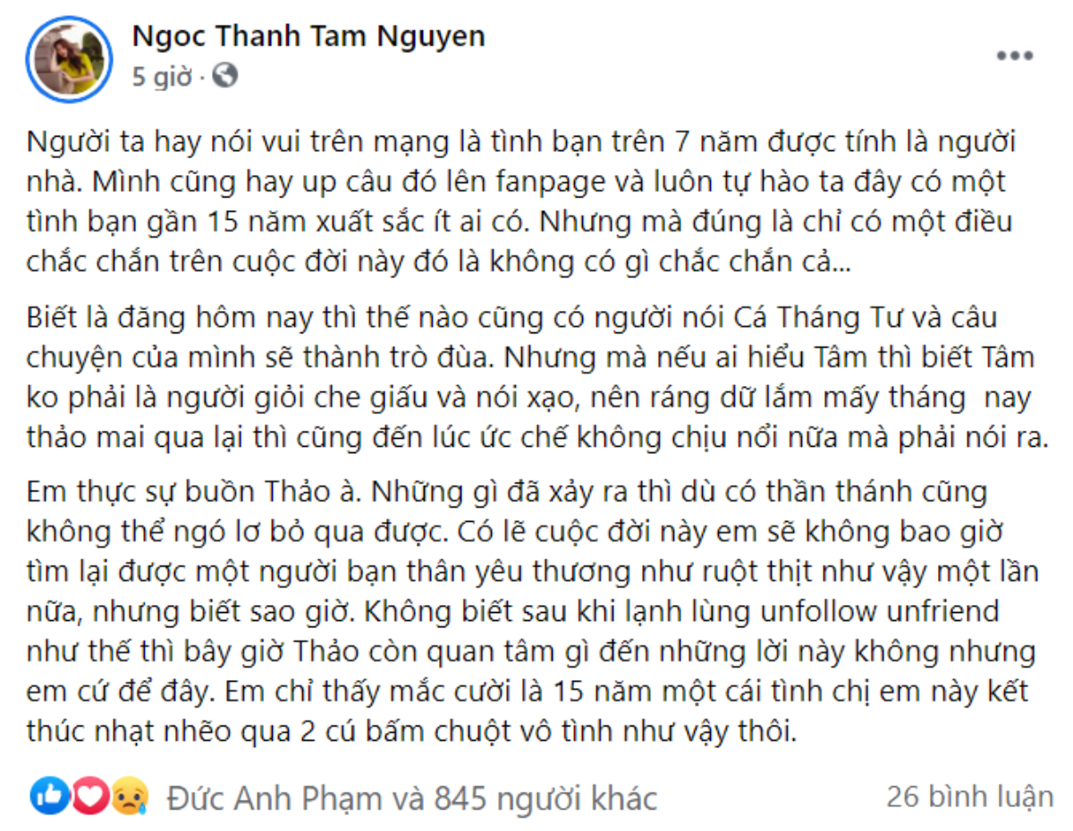 Ngọc Thanh Tâm và Primmy Trương 'tan vỡ' tình bạn 15 năm? Ảnh 2