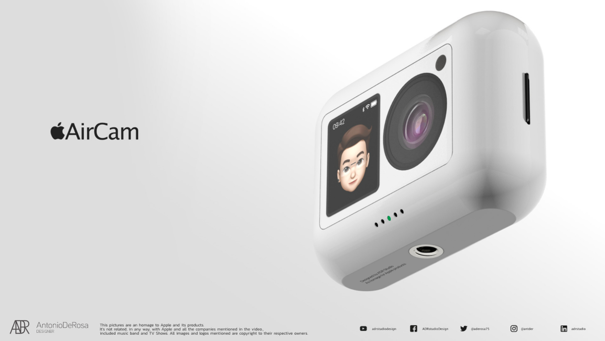 Cận cảnh máy ảnh tí hon 'cute lạc lối' AirCam của Apple Ảnh 8