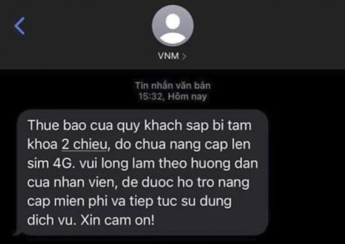 Nhà mạng Việt Nam đồng loạt cảnh báo nạn lừa đảo 'nâng cấp SIM 4G' Ảnh 1