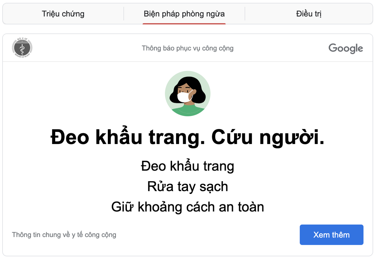 Google tuyên truyền 'đeo khẩu trang cứu người' giữa đại dịch COVID-19 Ảnh 2