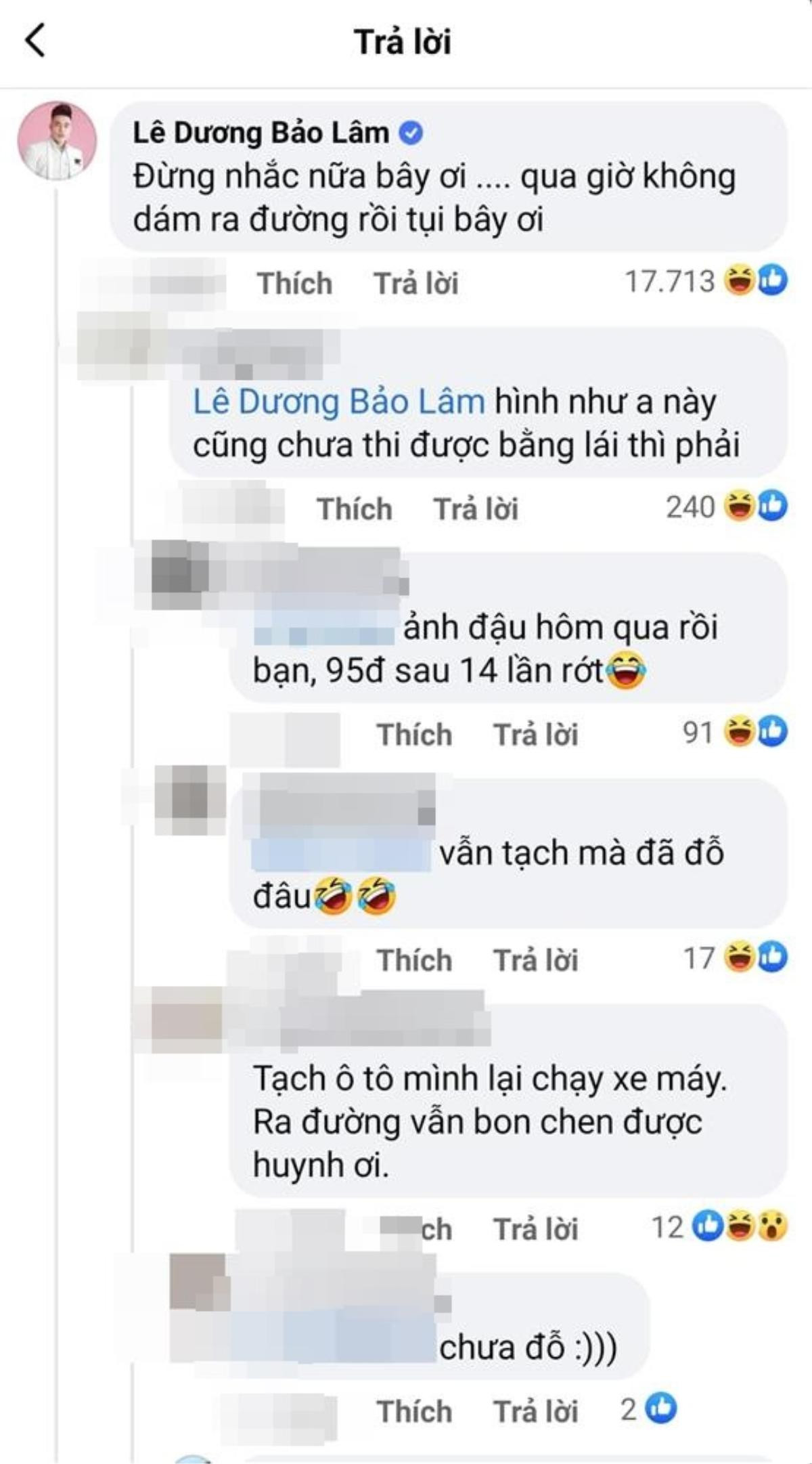 Thi trượt giấy phép lái xe 14 lần, Lê Dương Bảo Lâm xấu hổ không dám ra đường, nài nỉ fan 'đừng nhắc đến' Ảnh 2