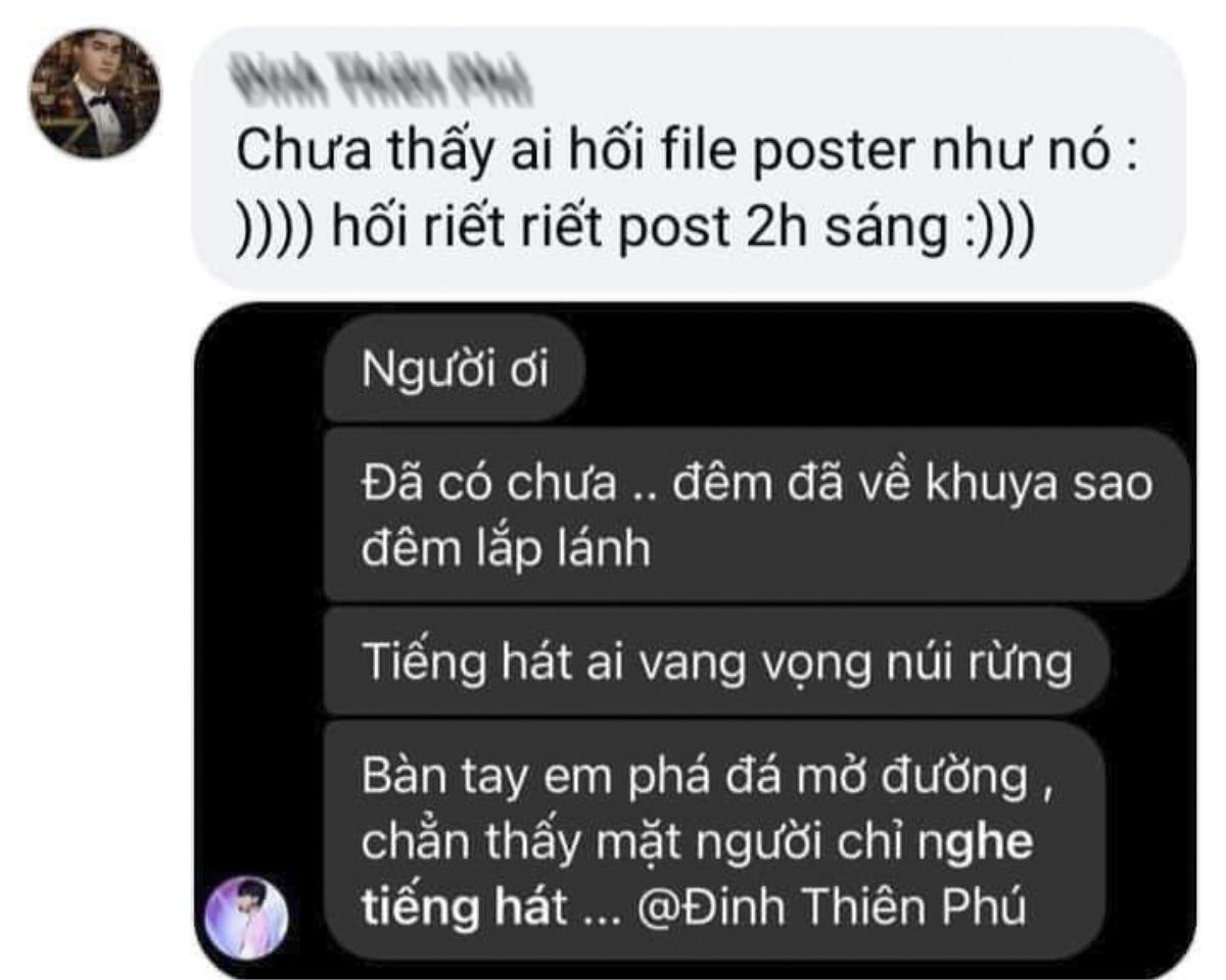 Xôn xao tin nhắn Jack hối designer làm poster, phản ứng 'khổ chủ' gây chú ý Ảnh 5