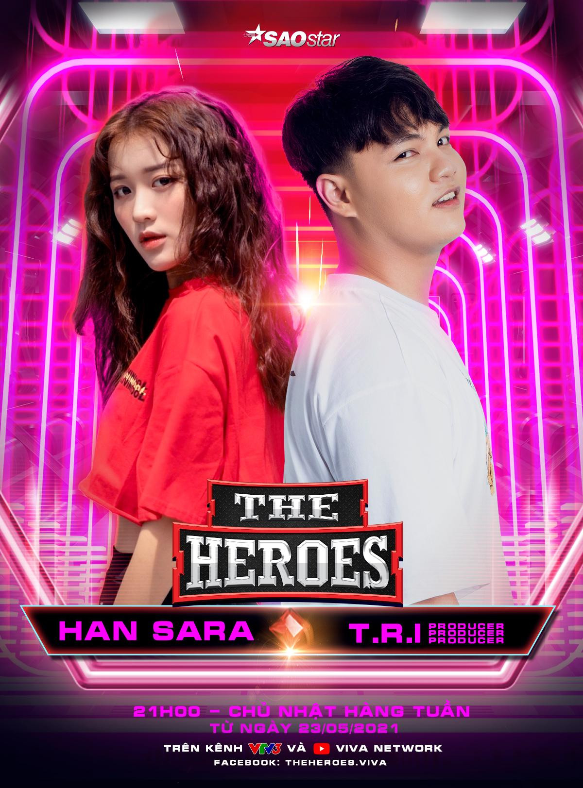 Chính thức: Han Sara bắt tay Producer T.R.I khuấy đảo đấu trường The Heroes 2021 Ảnh 1