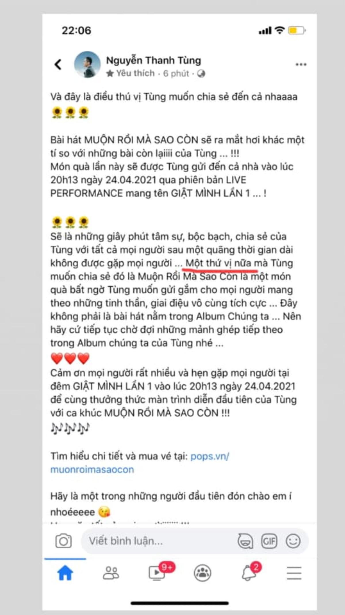 Sơn Tùng đăng tin comeback nhưng fan chỉ lo 'cà khịa' điều này Ảnh 3