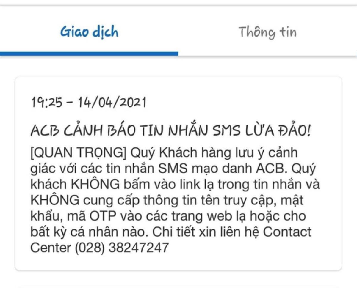 Cảnh báo: Lừa đảo, chiếm đoạt tài khoản ngân hàng bằng tin nhắn lạ Ảnh 2