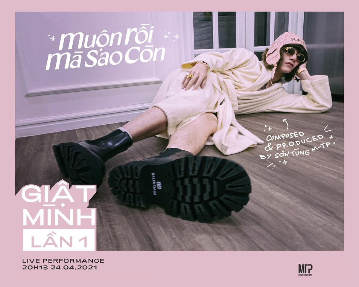 Sơn Tùng tiếp tục bị soi điểm giống nhau với G-Dragon trong poster 'Muộn rồi sao mà còn' Ảnh 1