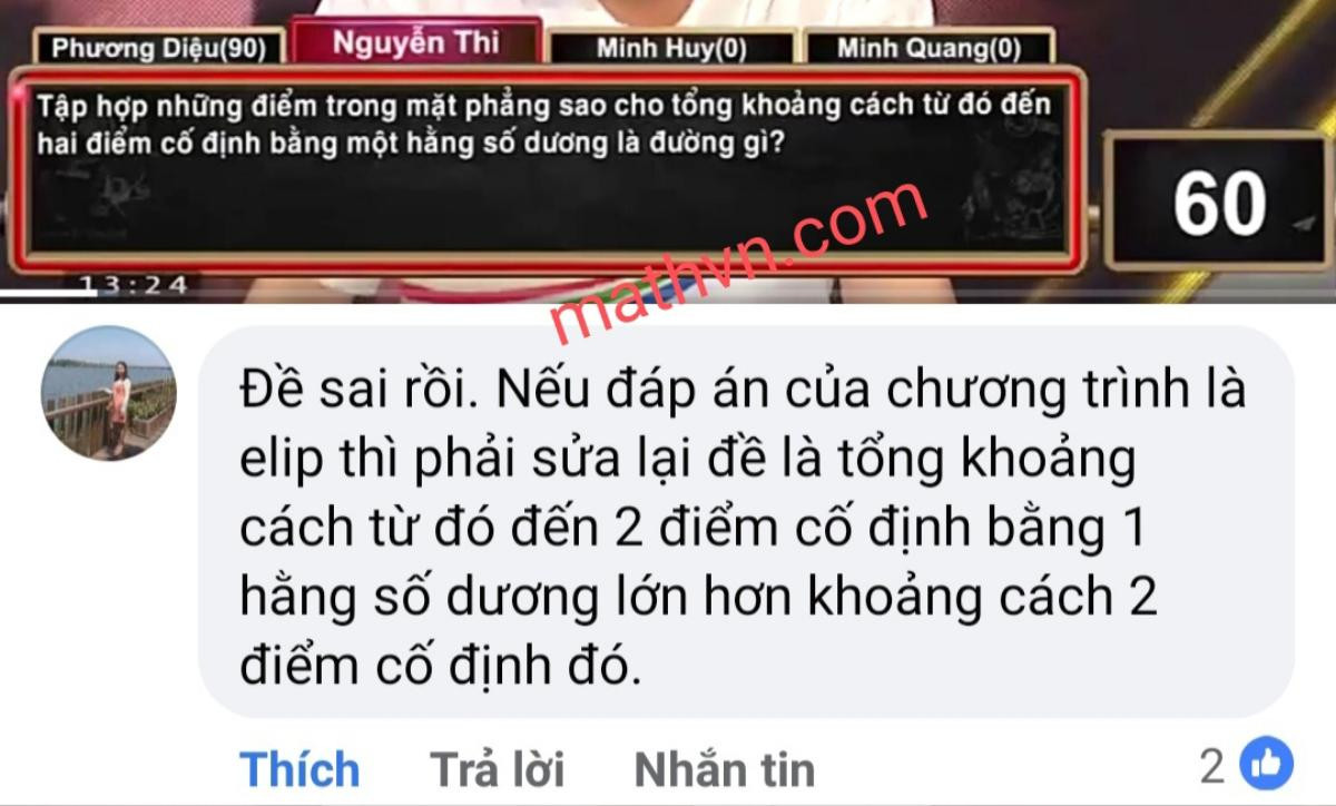 Thêm một bài toán Olympia gây tranh cãi trên mạng xã hội vì thiếu dữ kiện quan trọng Ảnh 2