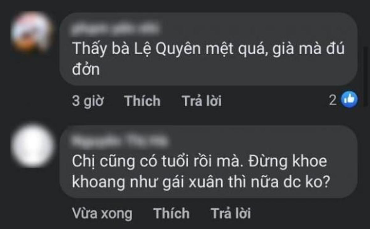 Liên tục khoe ảnh âu yếm tình trẻ, Lệ Quyên bị khán giả 'ném đá': Chị cũng có tuổi rồi mà Ảnh 1