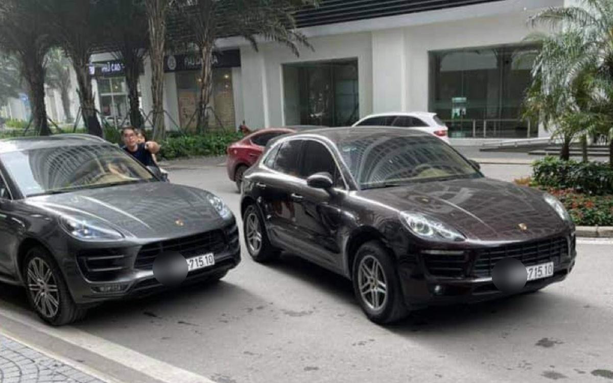 Vụ hai xe sang Porsche cùng biển số 'chạm mặt' ở chung cư Hà Nội: Một trong 2 xe bị đục số khung, số máy Ảnh 1