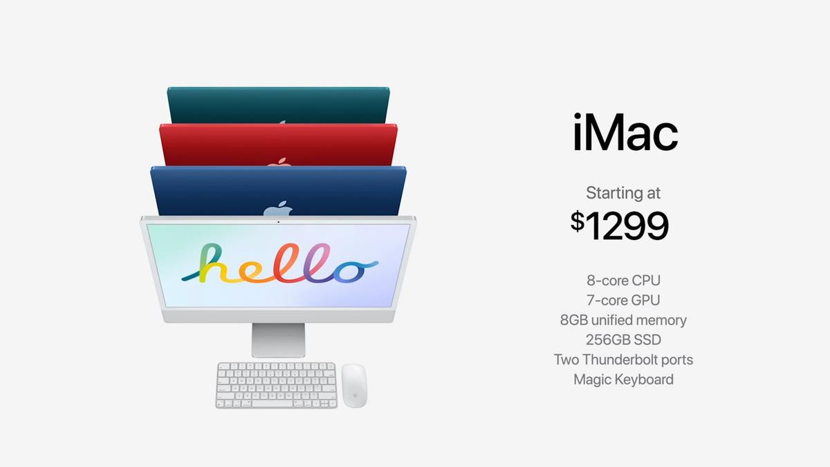 Apple ra mắt dòng iMac mỏng hơn với có chip M1 và nhiều phiên bản màu rực rỡ Ảnh 5