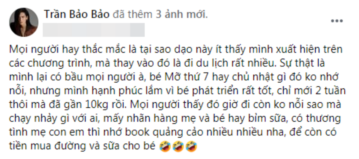 BB Trần bất ngờ khoe 'bụng bầu' to vượt mặt khiến fan bàng hoàng Ảnh 1