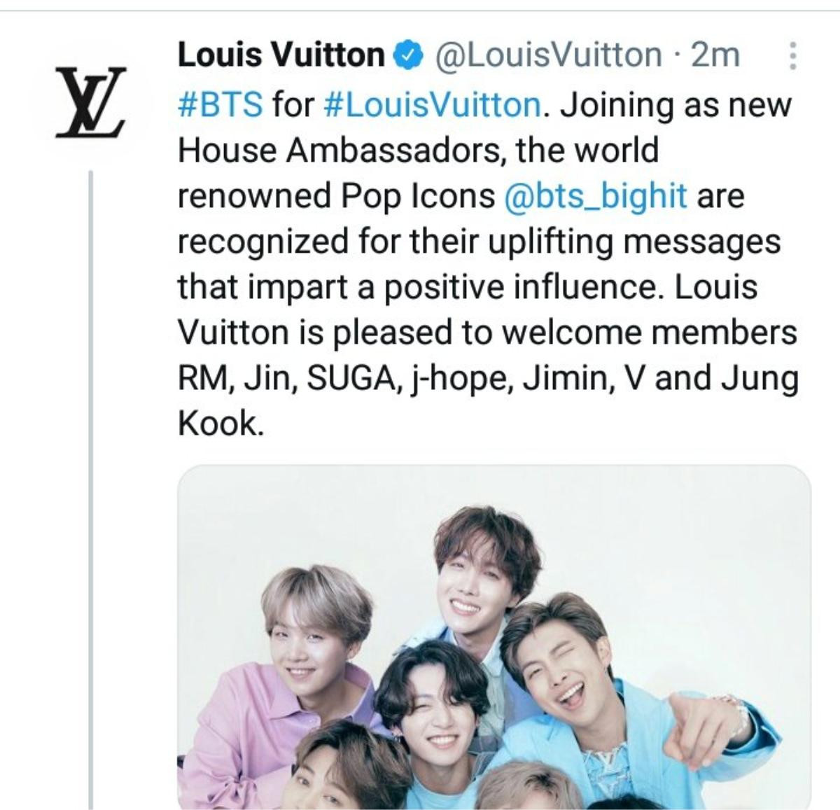 BTS chính thức trở thành đại sứ toàn cầu cho hãng Louis Vuitton, fan rần rần Ảnh 2