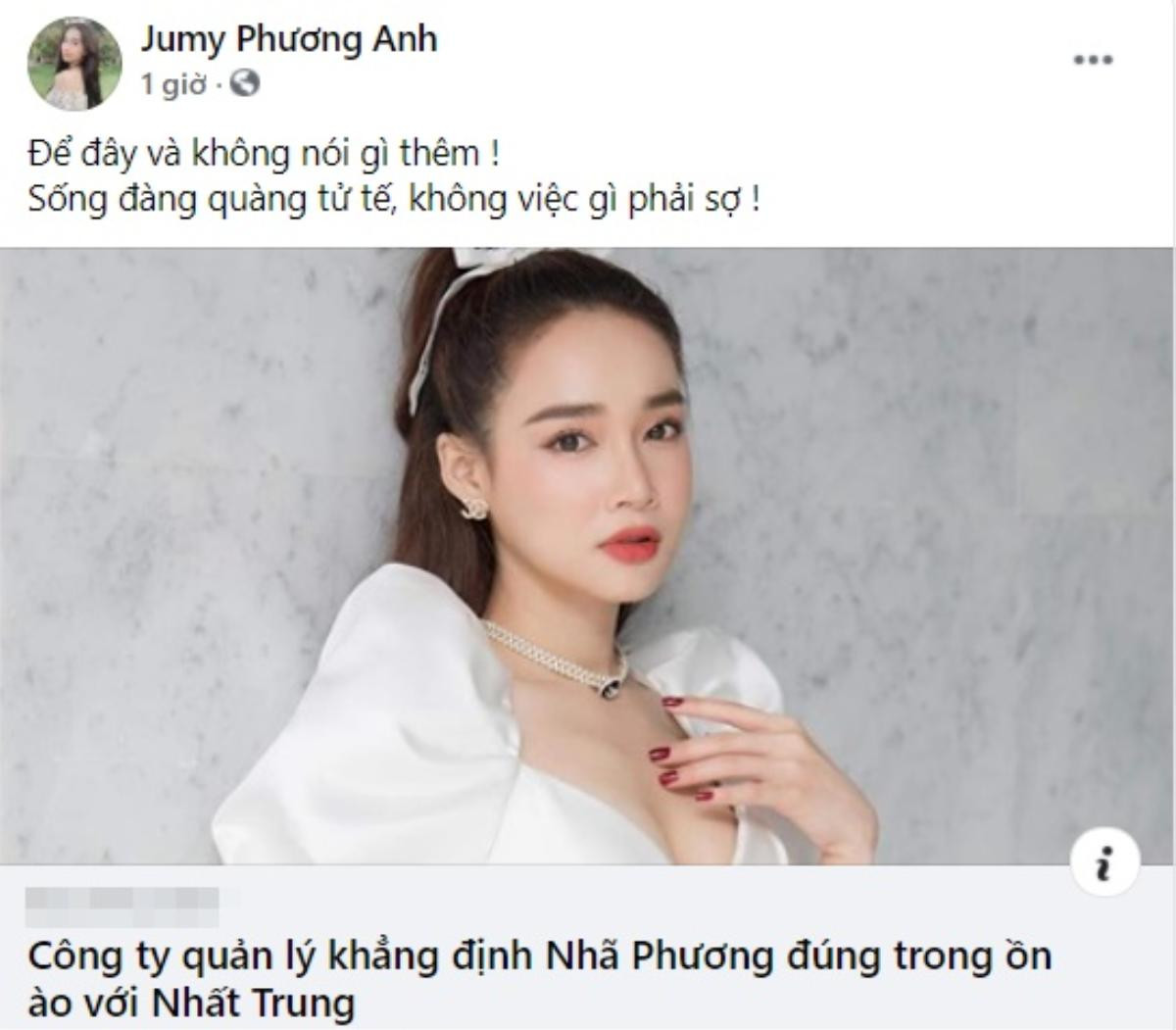 Giữa tâm bão scandal, em gái Nhã Phương nhắn nhủ chị gái 'sống tử tế việc gì phải sợ' Ảnh 3