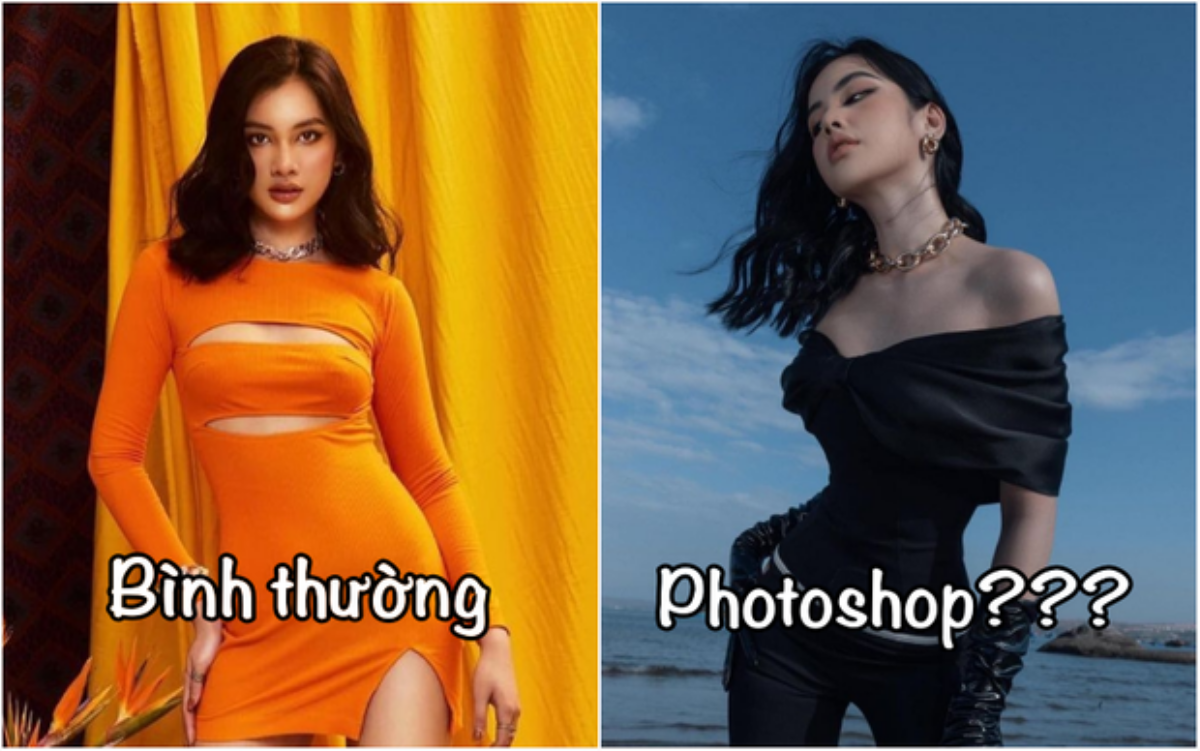 Tình trẻ chồng cũ Lệ Quyên bị soi photoshop quá đà, bóp eo quá lố như mất cả xương sườn Ảnh 4