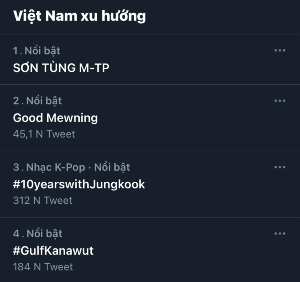 Sơn Tùng 'đánh bại' Jungkook (BTS) lẫn Tiêu Chiến trên top trending! Ảnh 6